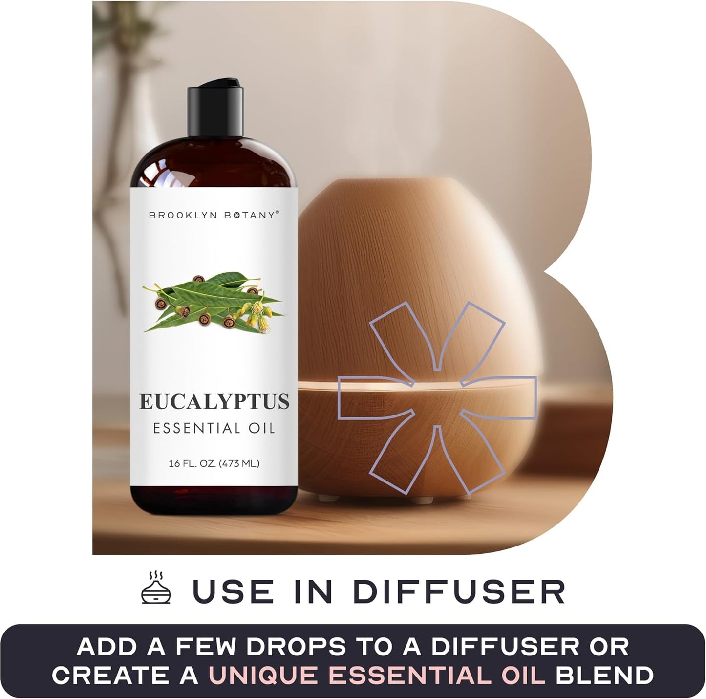 Eucalyptus Essential Oil - Huge 16 Fl Oz - for Candle Making, Soap Making, Diffusers, and Aromatherapy